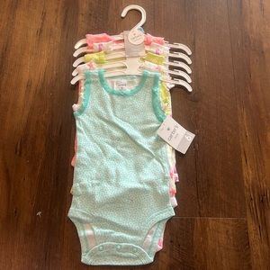 Tags - Carters - Set of Five Tank Top Onsies